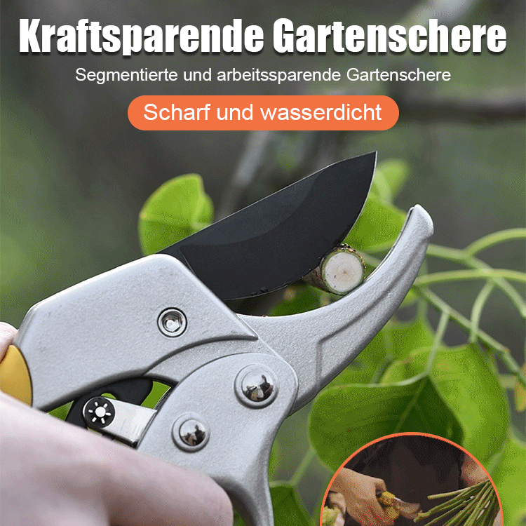 TH arbeitssparende Obstbaumschnittschere in Segmentbauweise