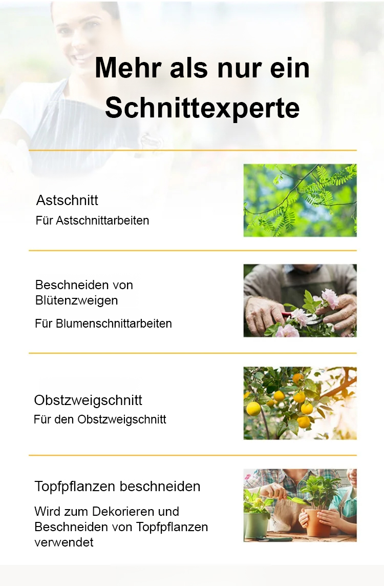 Hochwertige Astschere für präzise Schnitte