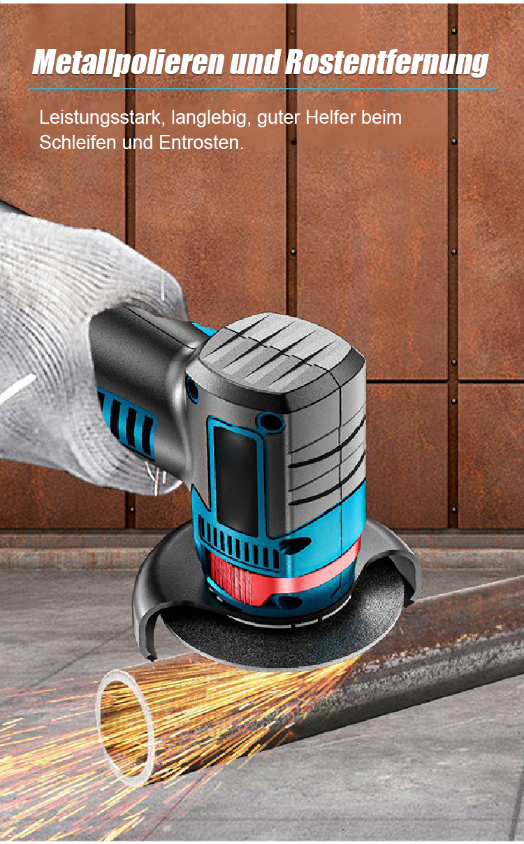 Einfache Bedienung des Multifunktions-Winkelschleifers