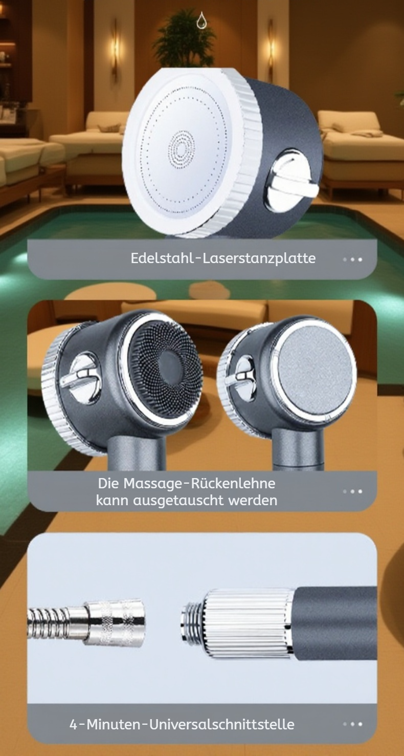 Modernes Duschkopf-Design für luxuriöses Duscherlebnis