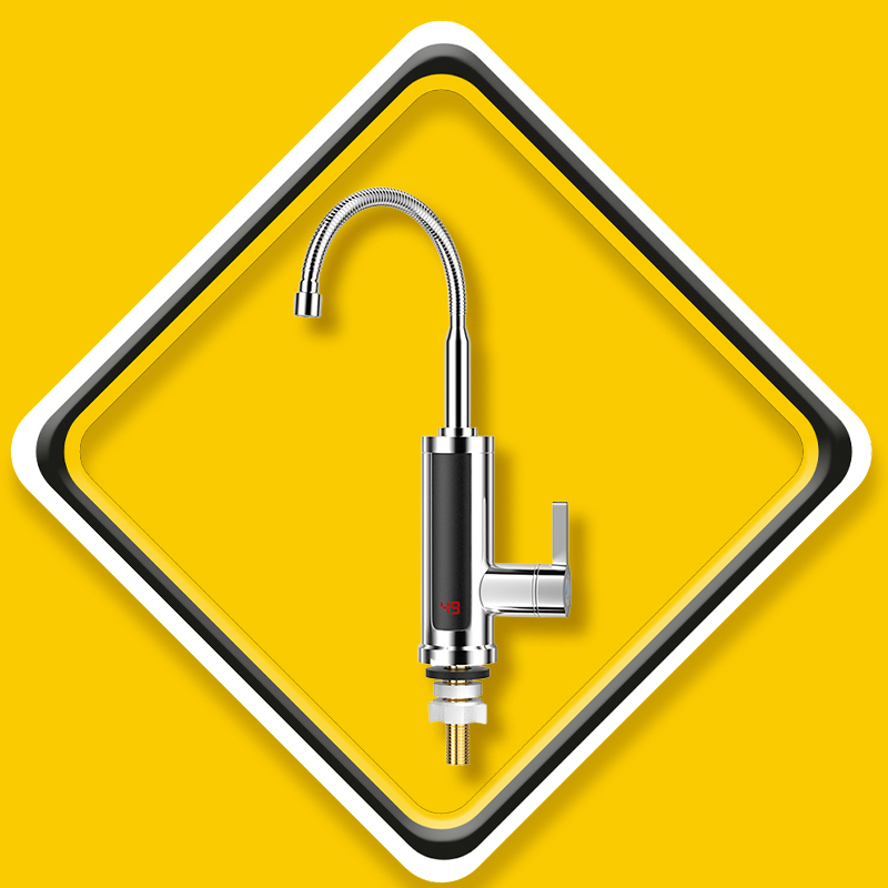 Sofort-Heißwasserhahn, für warmes und kaltes Wasser, doppelte Nutzung