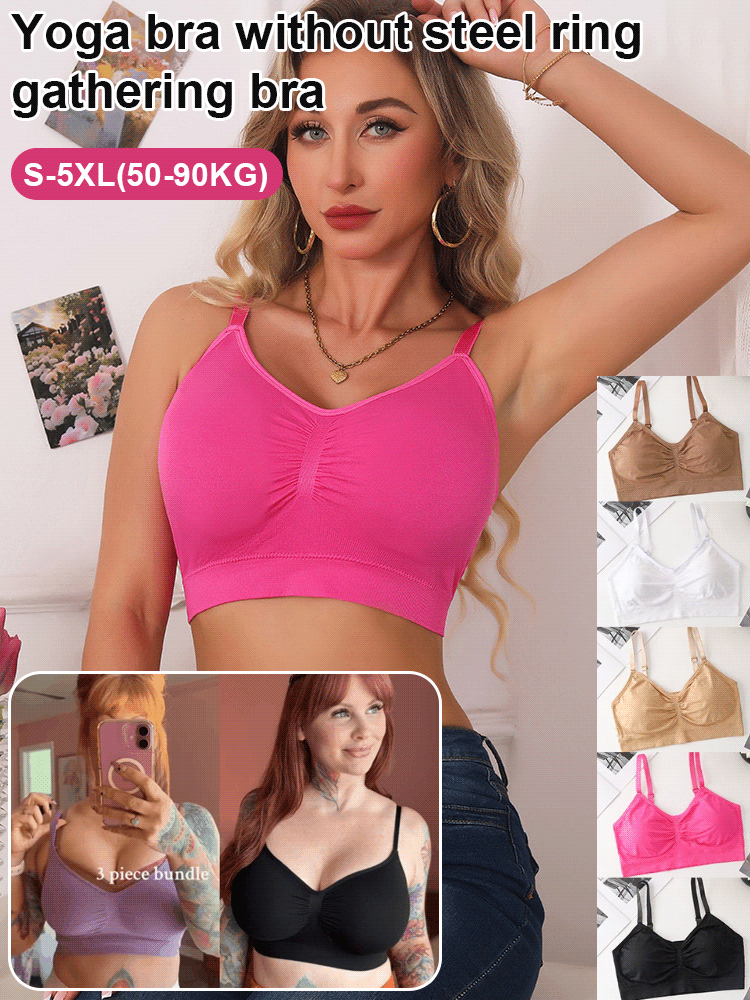 Yoga Wireless Gathered Bra