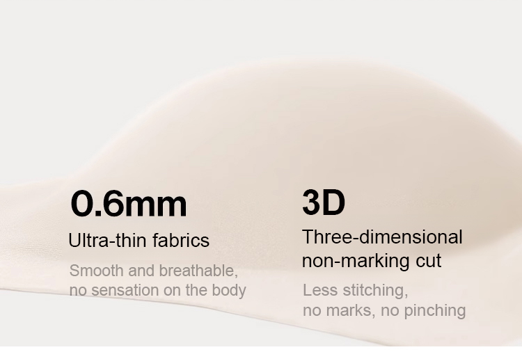 Soft fabric seamless bra with adjustable straps