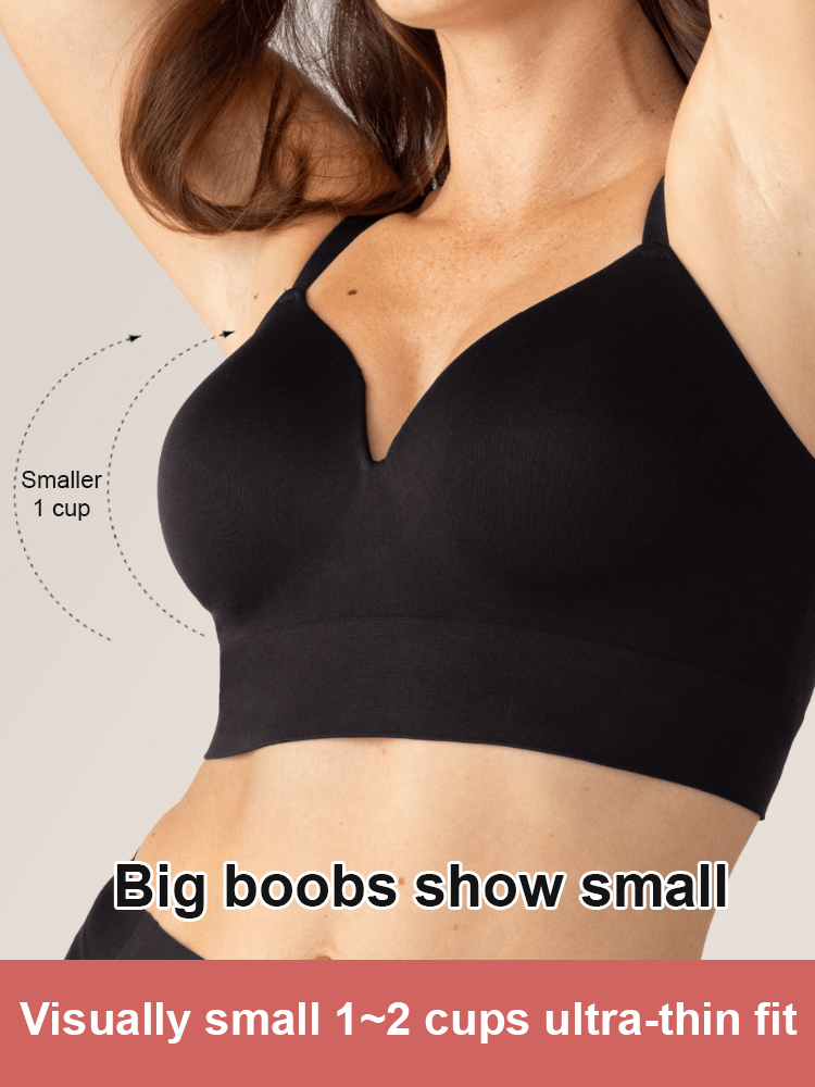 [Designed for plus-size girls] Comfortable, wire-free push-up bra