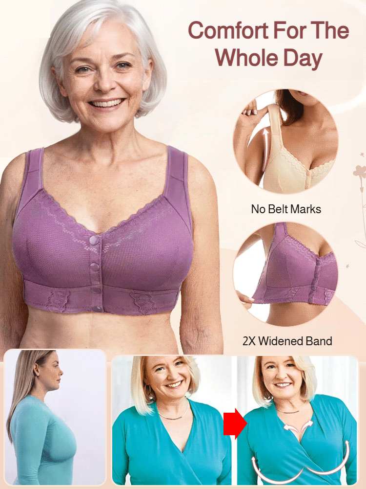 [Bequem und nahtlos] BH mit Frontöffnung