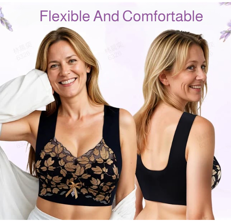 Seamless gathered comfortable underwear front view