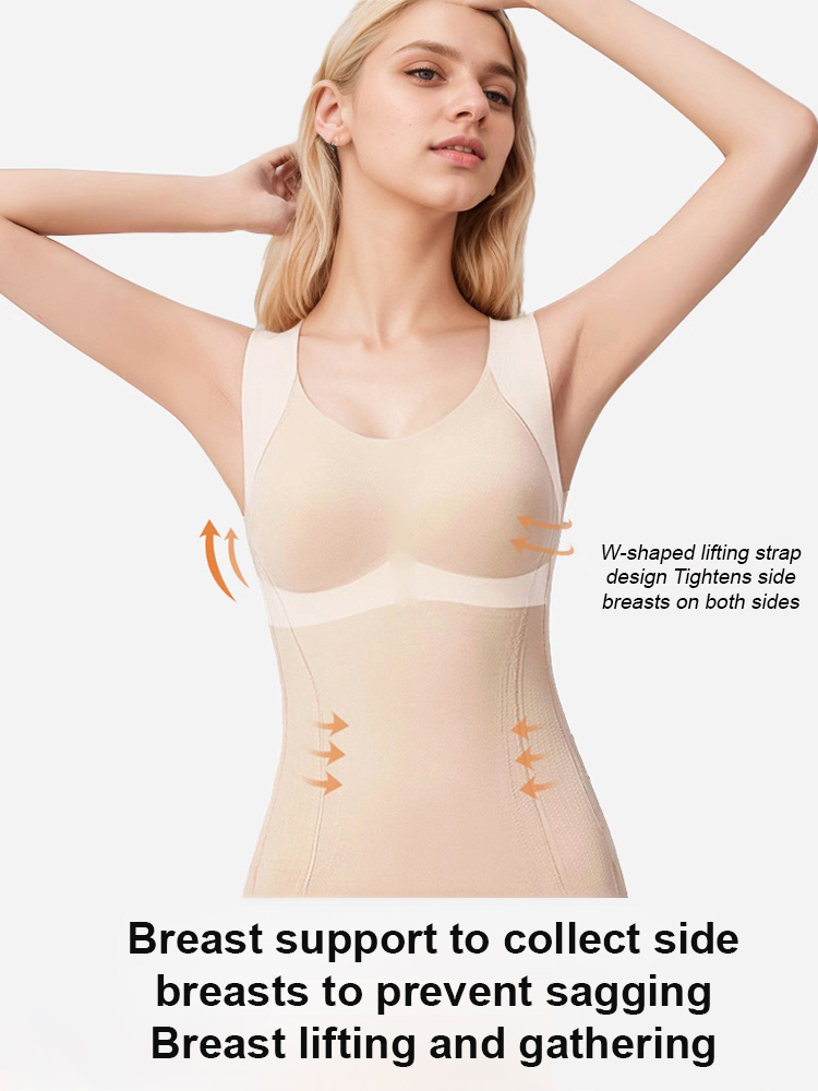 [Full body shaping] Seamless slimming one-piece body shaper