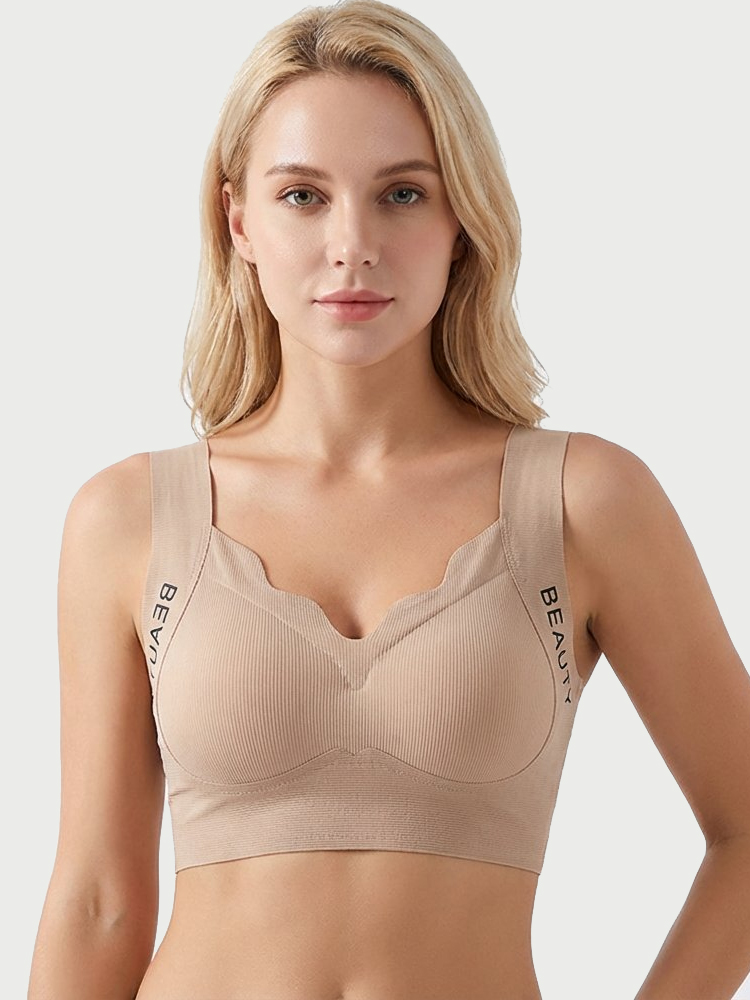 Letter shoulder strap seamless underwear