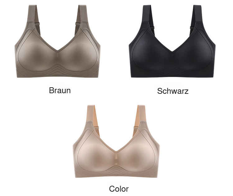 Anti-sagging bra for a smooth silhouette