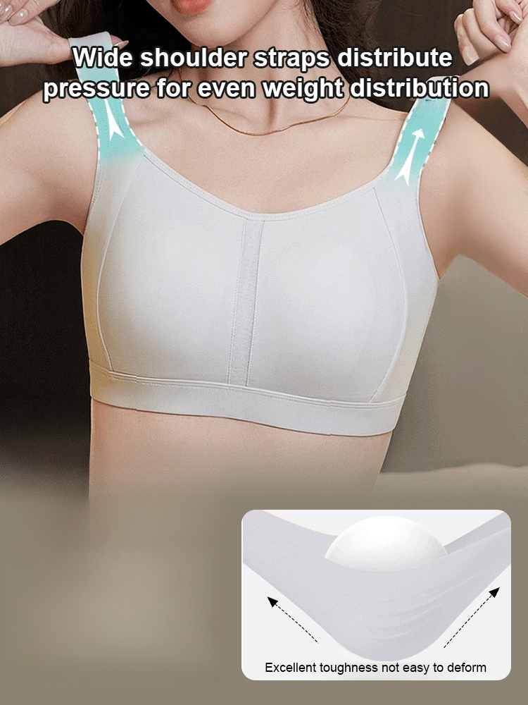[For Large Busts] Slimming and Shock-Absorbing Lightweight Sports Bra