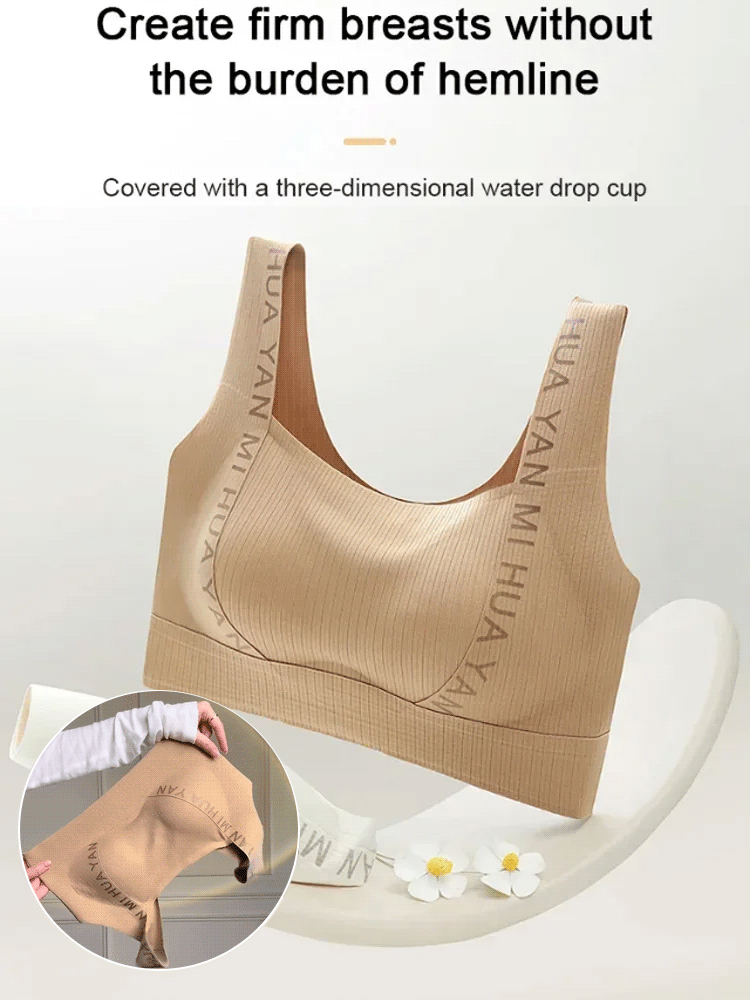 High elastic wide strap seamless bra