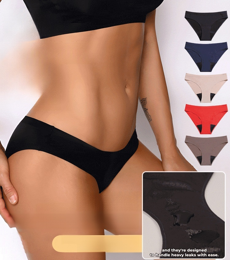 [Environmentally friendly recycled material] Pelvic floor support anti-leakage physiological pants