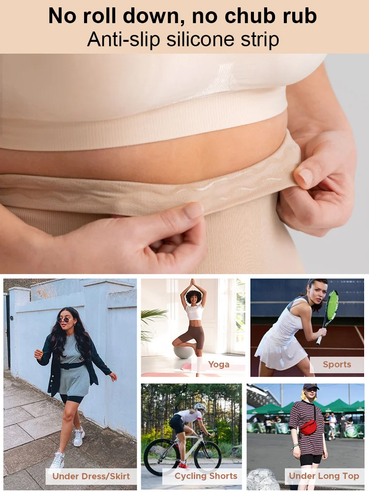 [Secret of the S-curve] Smooth mesh hip-lifting and tummy-control pants