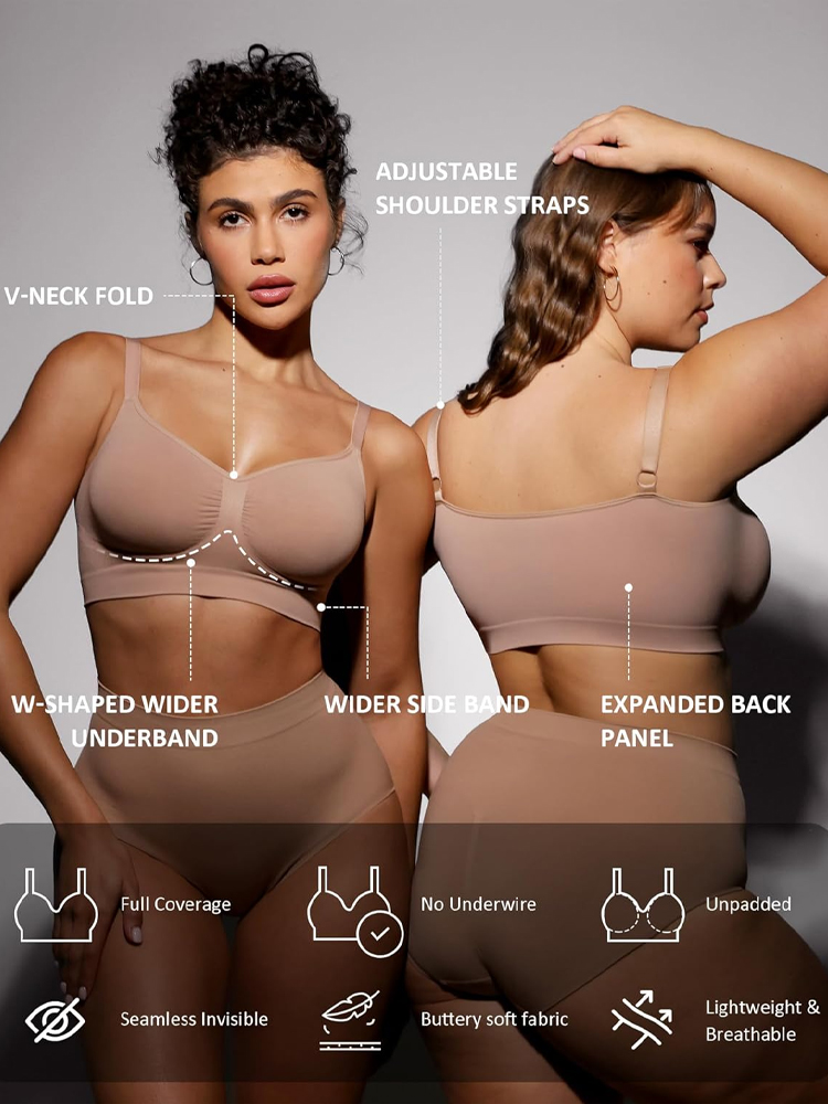 Yoga Wireless Gathered Bra