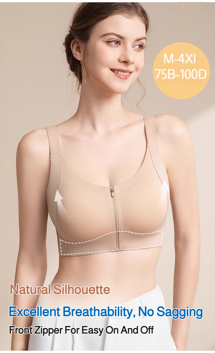 Seamless Foundation Flüssigkeit Reißverschluss Unterwäsche front view