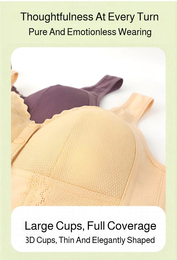Lightweight and breathable seamless bra