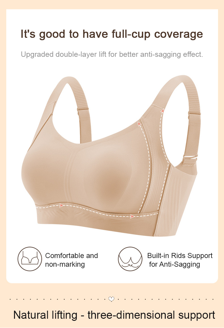 Women's seamless push-up bra collection