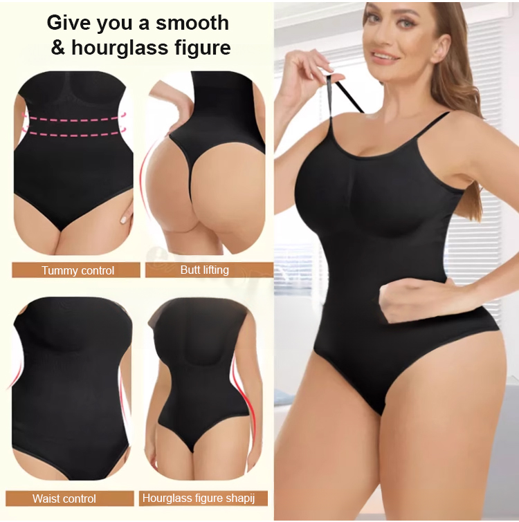 Elegant mermaid silhouette jumpsuit by Skims