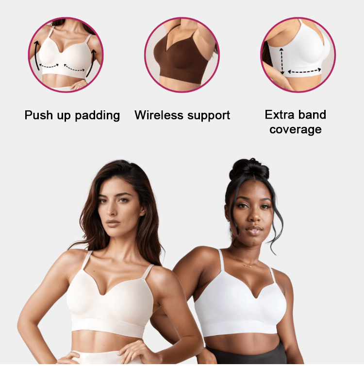 Everyday comfort plus-size push-up bra