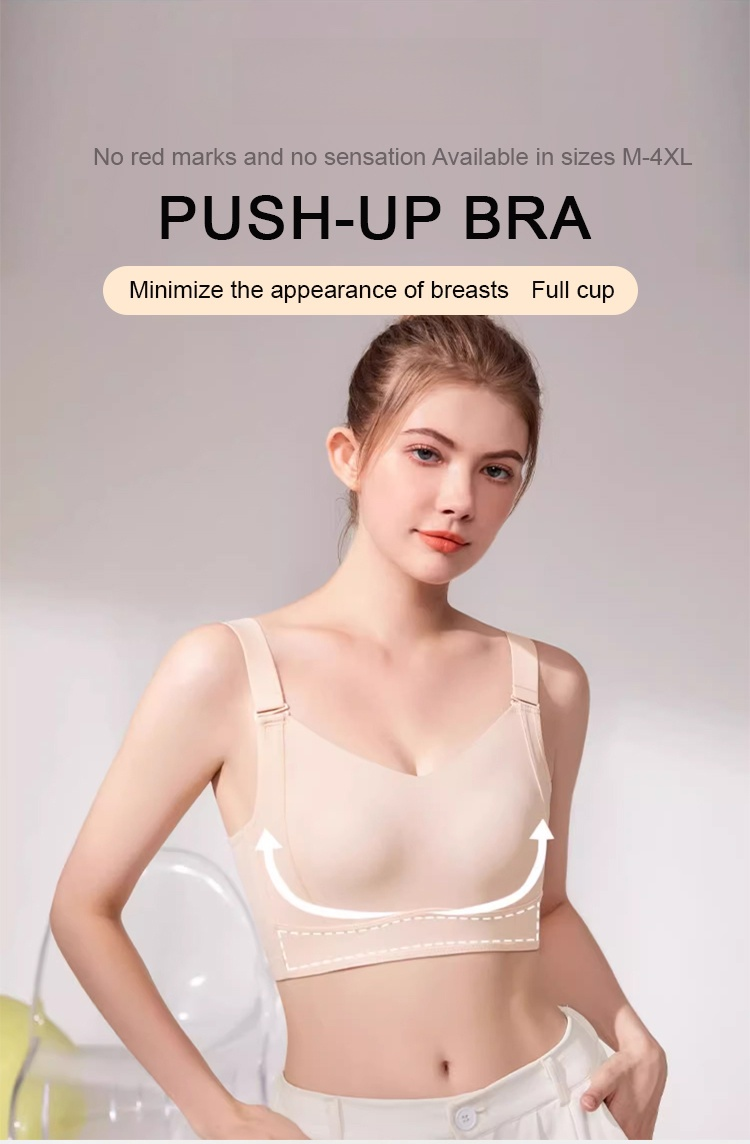 Skin-friendly push-up bra detail