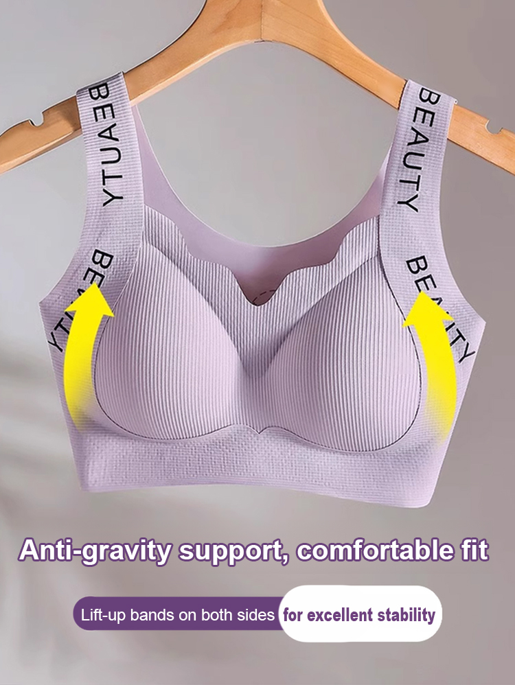 Letter shoulder strap seamless underwear