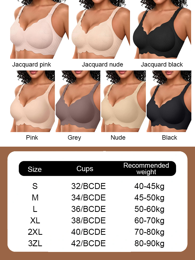 Women's wireless seamless bras