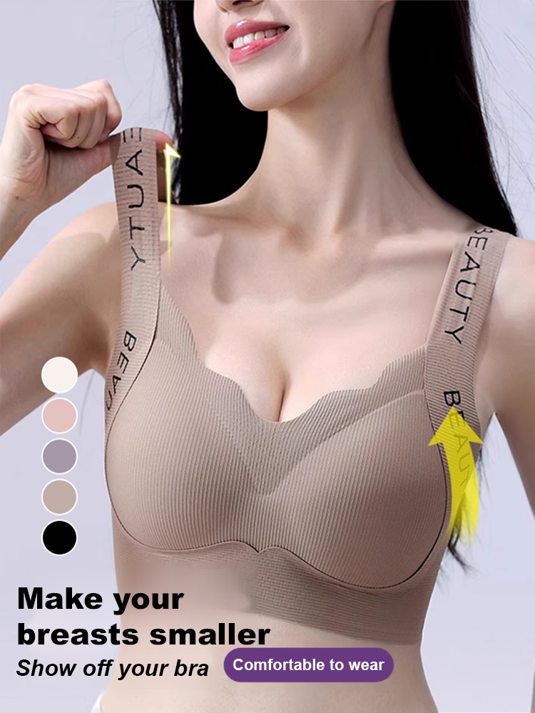 Letter shoulder strap seamless underwear