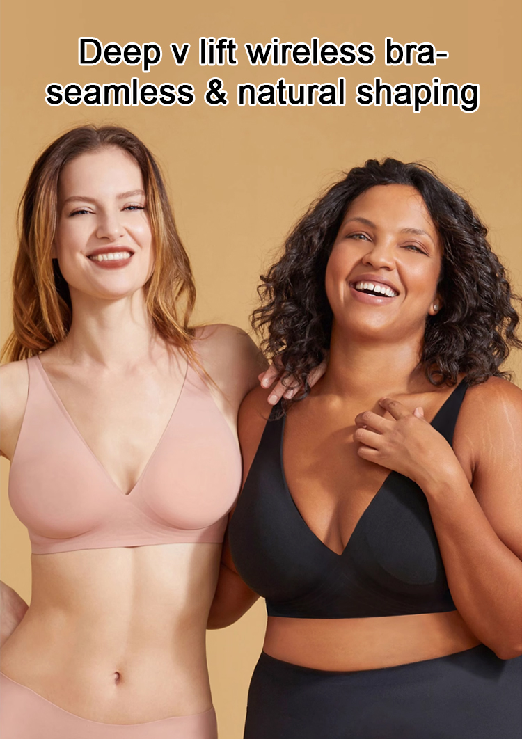 Seamless full cup bra front view