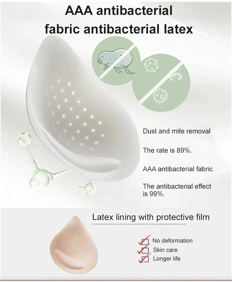 Small Heart Contrast Bra adjustable straps