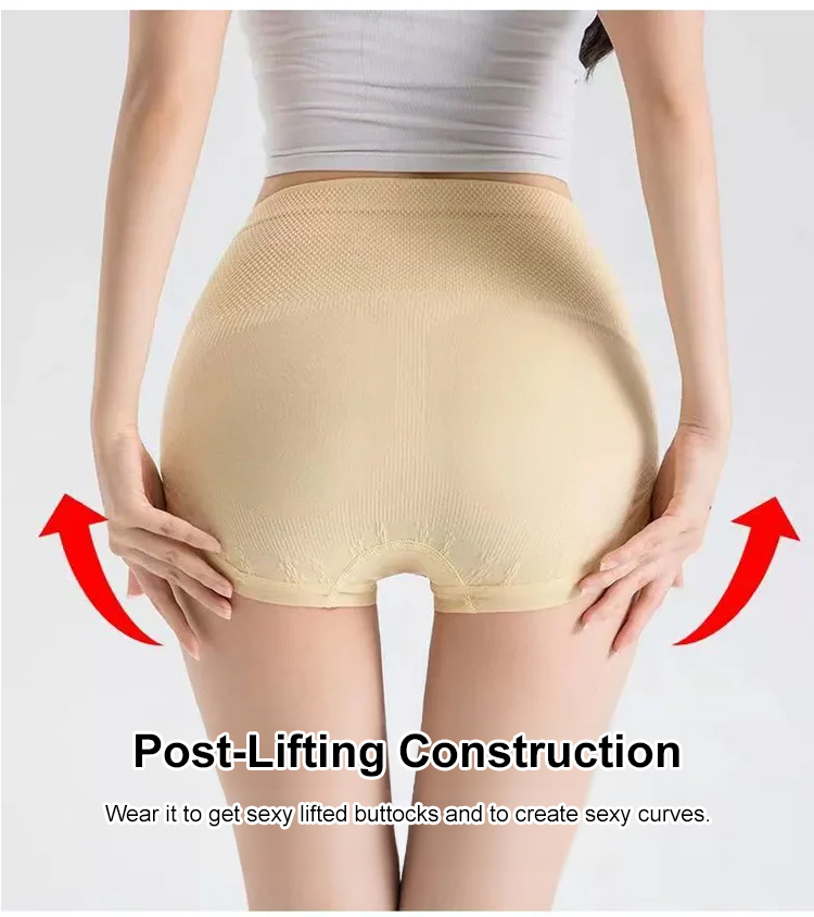 Seamless tummy-tightening panties close-up