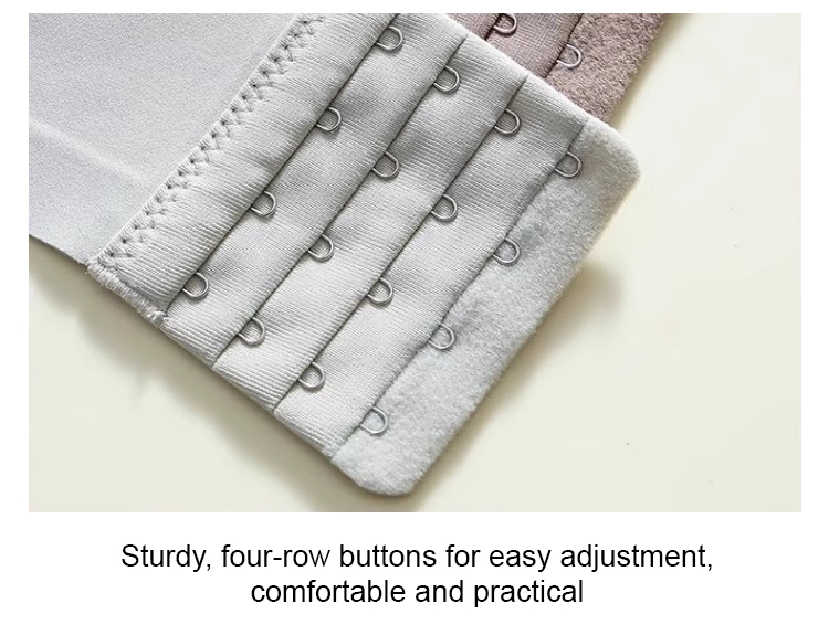 Back view of seamless wire-free bra