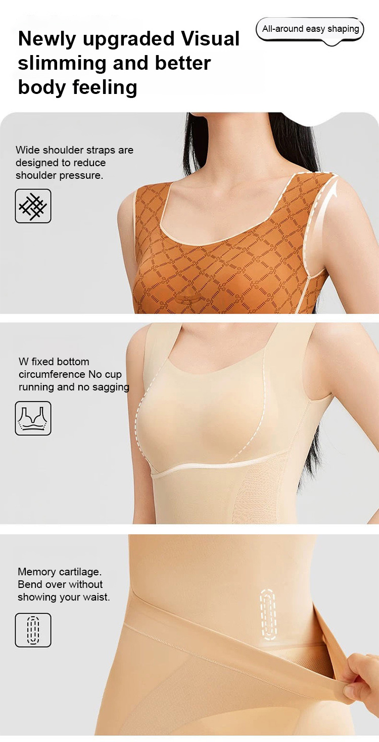 Full body shaping bodysuit for women