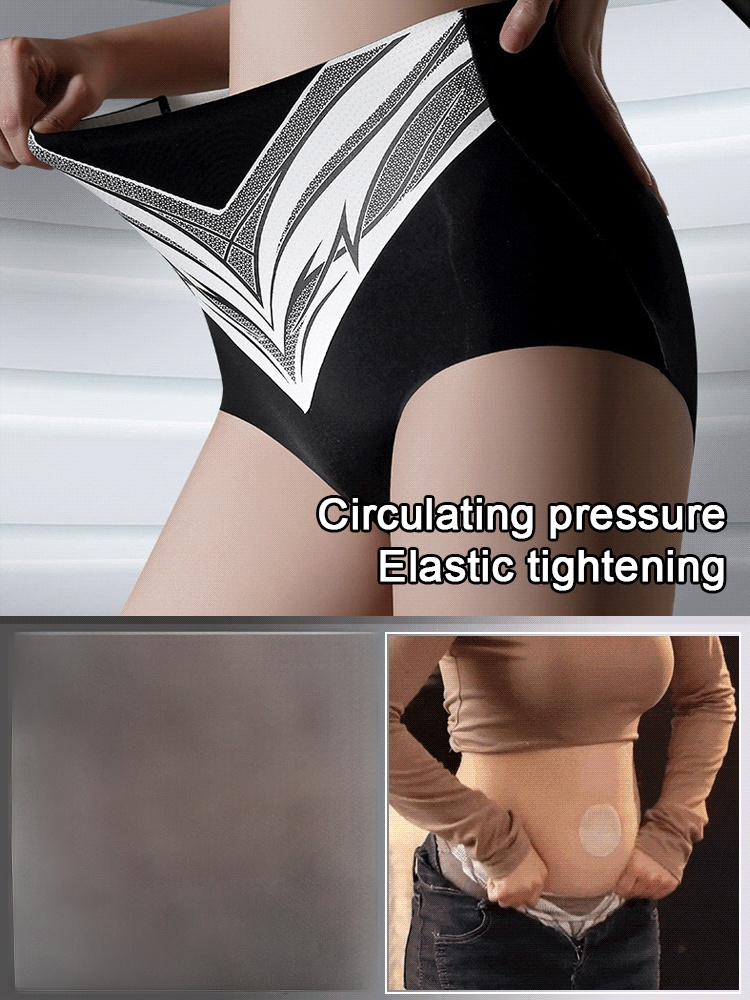 Non-marking high-waisted 7A anti-bacterial tummy-tucking pants