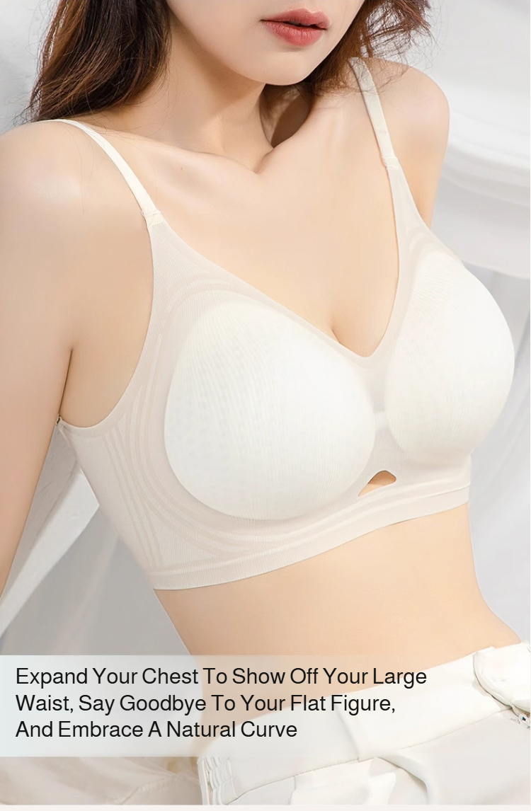 Soft fabric seamless wireless bra
