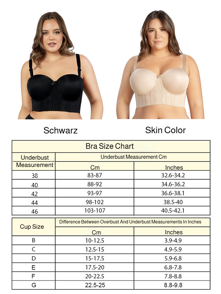 Nahtloser Spitzen-BH mit Push-up-Effekt und Bustier-Design