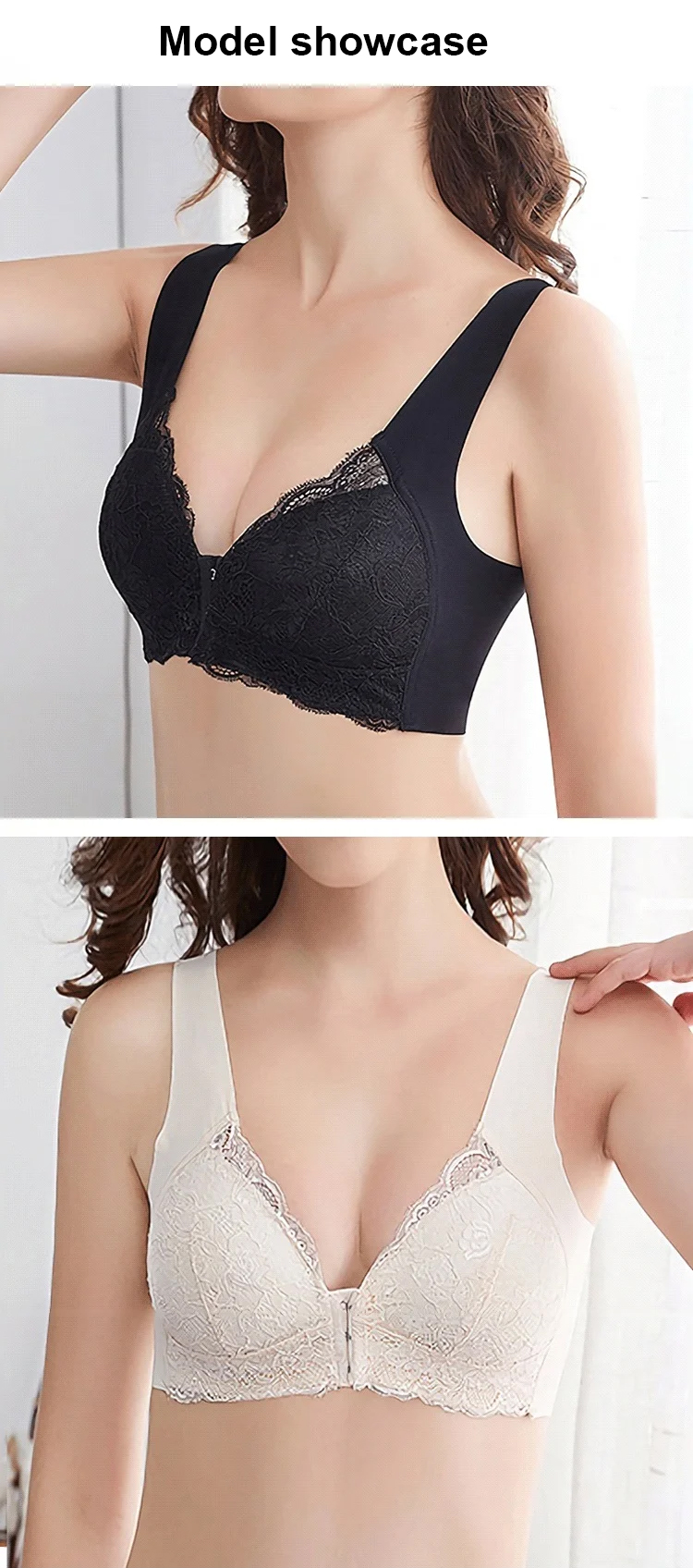 Wireless seamless bra in nude color