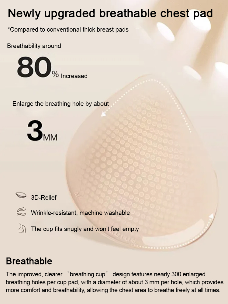 Wire-Free Sag-Proof Bra