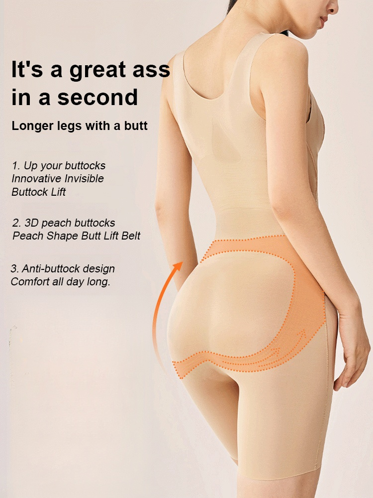 [Full body shaping] Seamless slimming one-piece body shaper