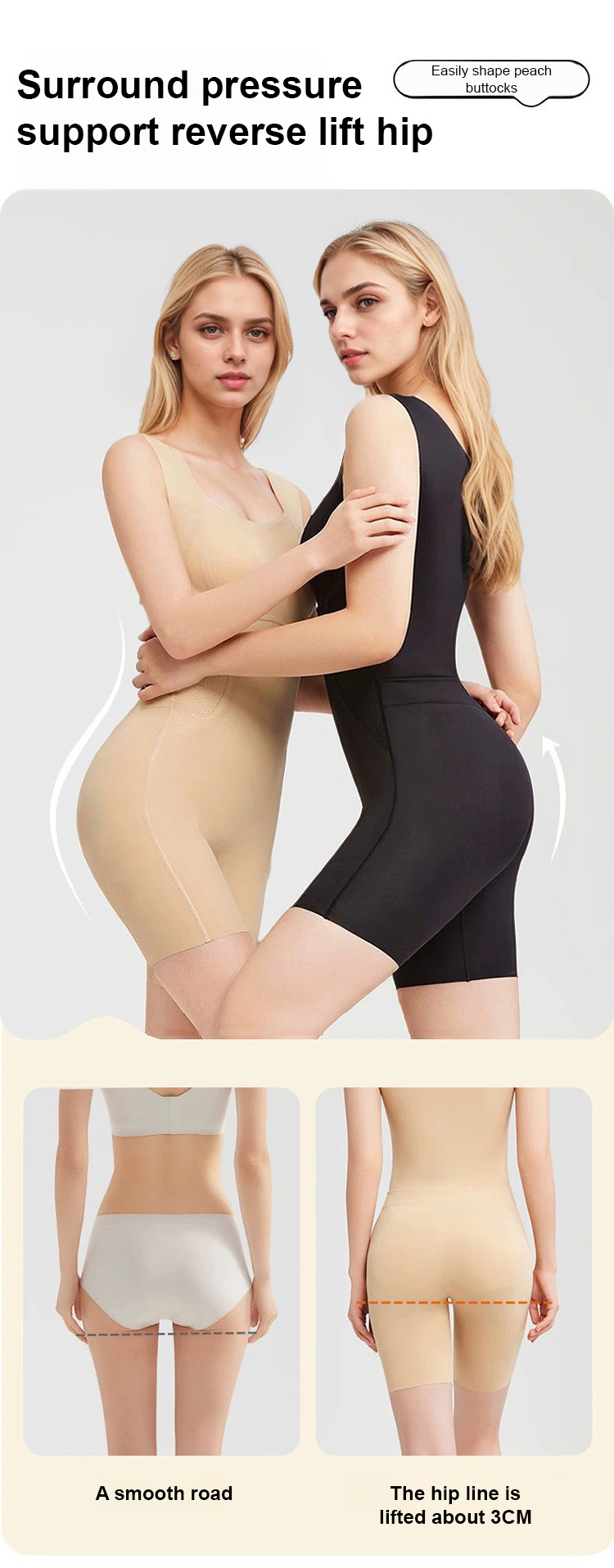 Slimming shapewear with tummy control