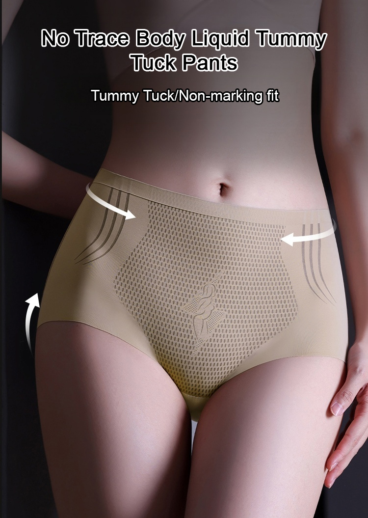 High-waisted tummy control underwear for 18 inch waist