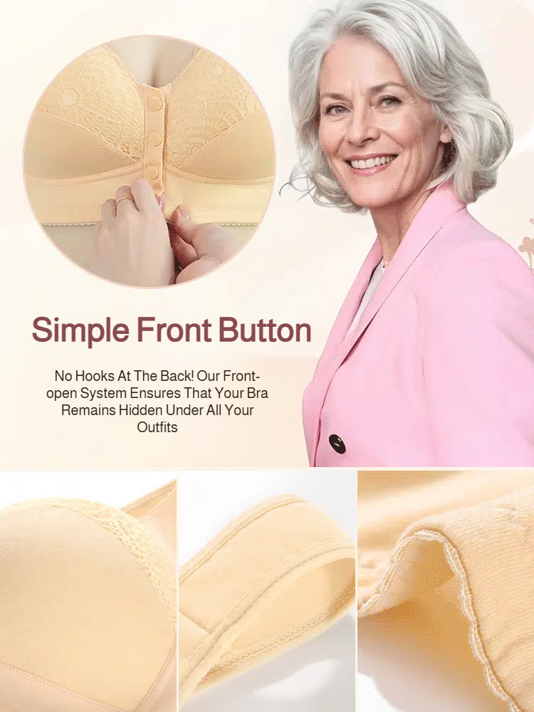 [Bequem und nahtlos] BH mit Frontöffnung