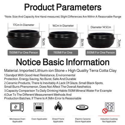 Stone Pot for Bibimbap 
