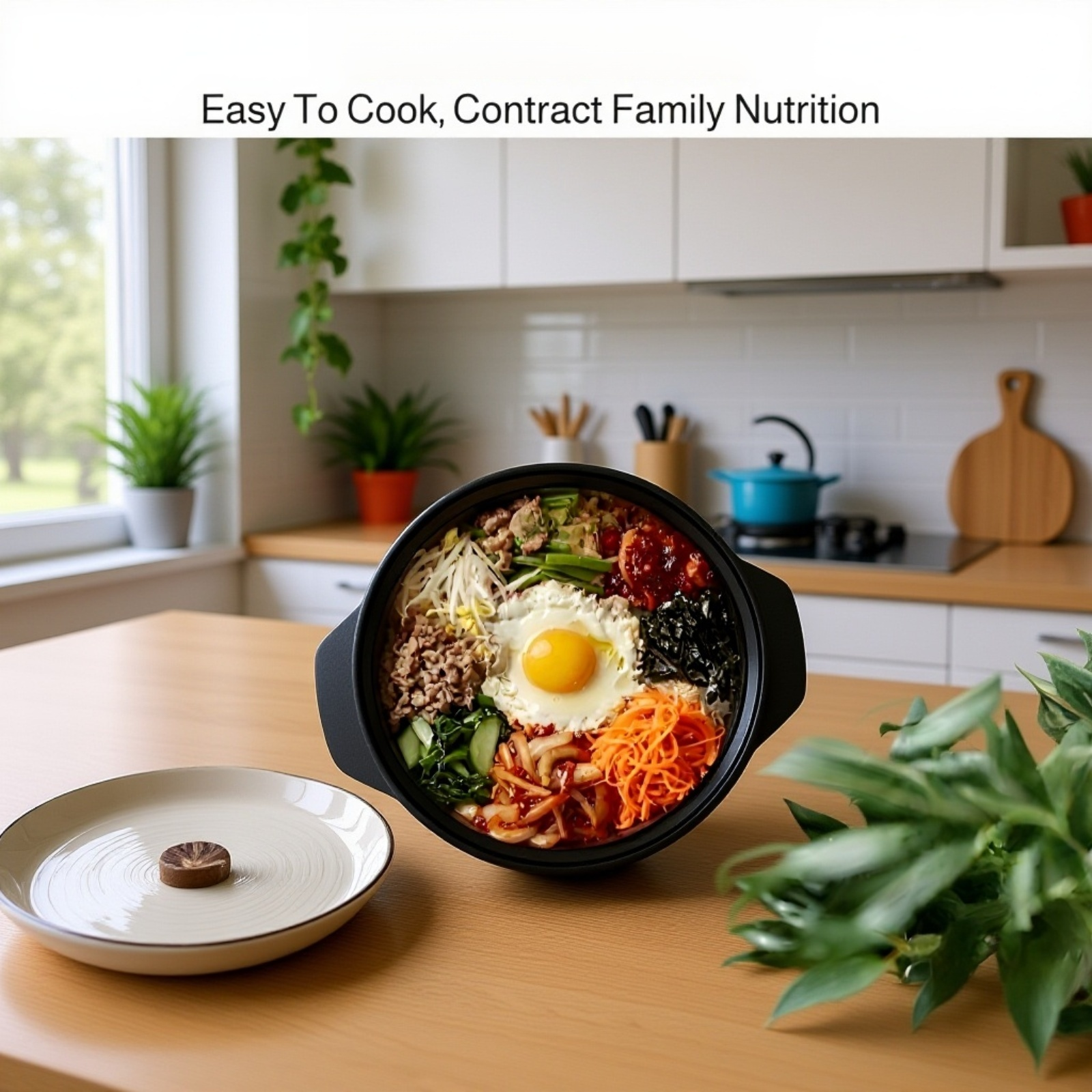 Plum blossom decorated ceramic cooking pot