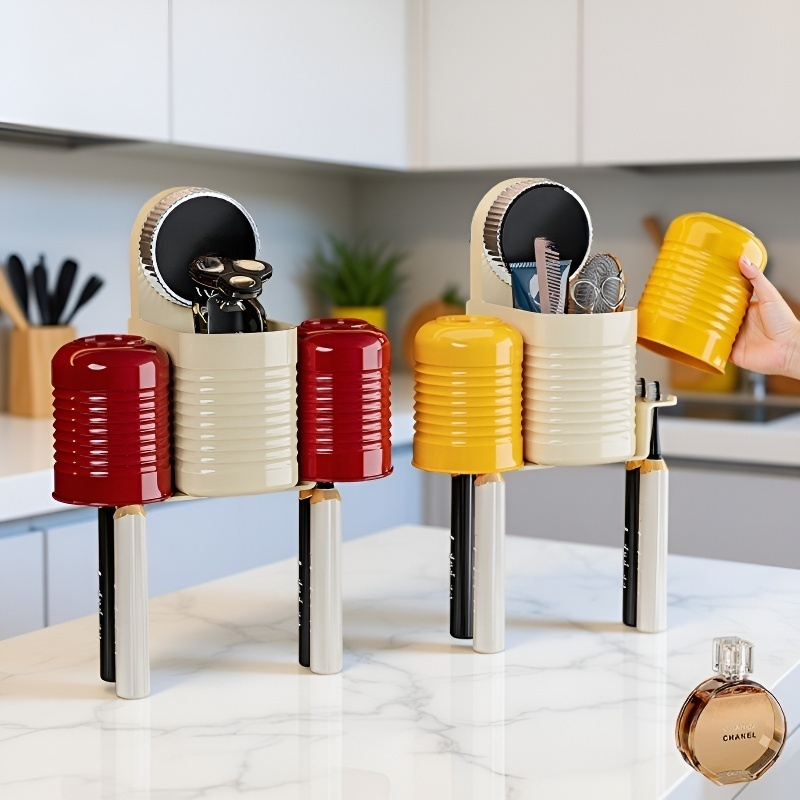 Suction Cup Toothbrush Holder Rack