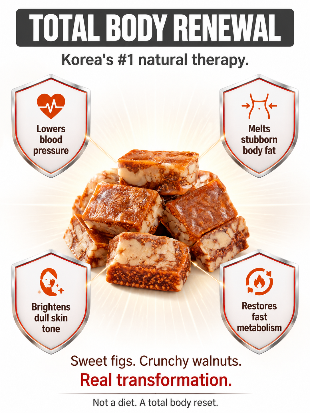 【South Jeolla Masterpiece】100% Natural Fig & Sesame Health Bars | Zero Added Sugar & Keto-Friendly | Nighttime Bathroom Relief • Rich in Antioxidants • Buy More Save More✨