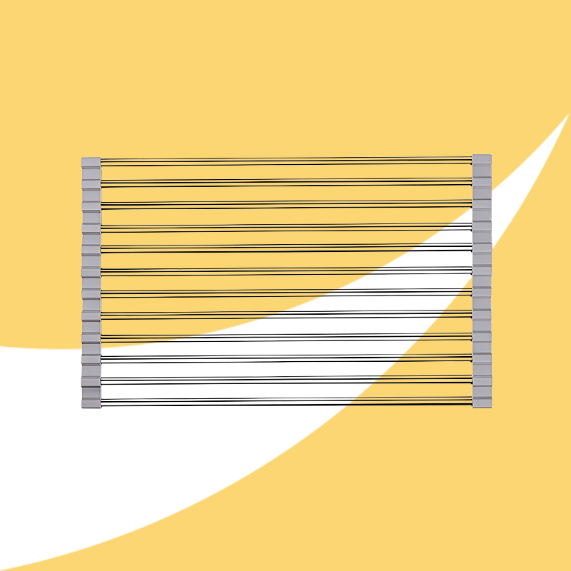 Foldable Silicone Kitchen Sink Drain Rack 