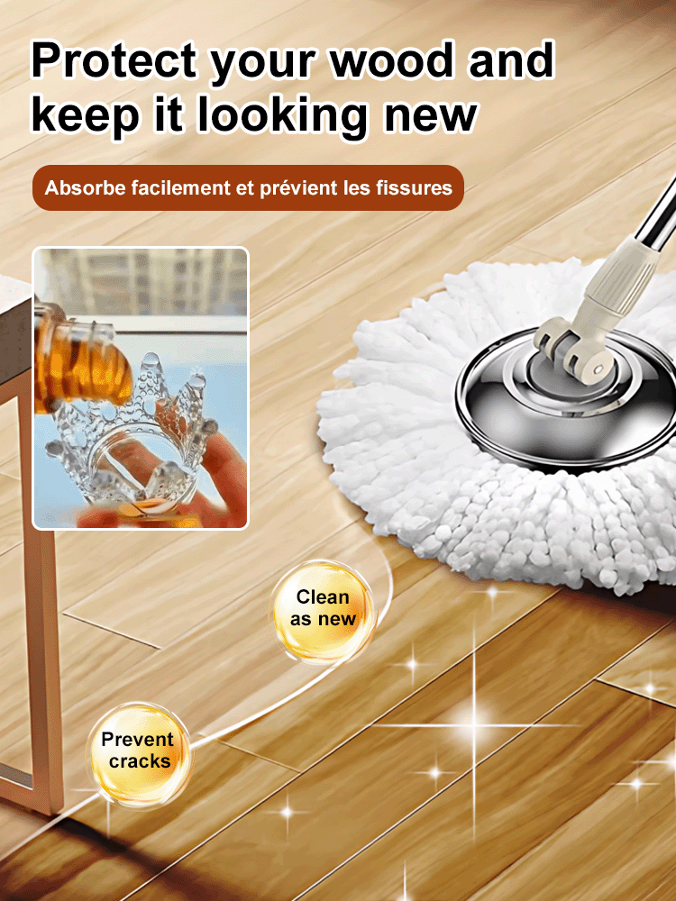 ✨【Skip the Refinishing Bill】Natural Beeswax Wood Restorer | Bring Dull Floors & Furniture Back to Life✨