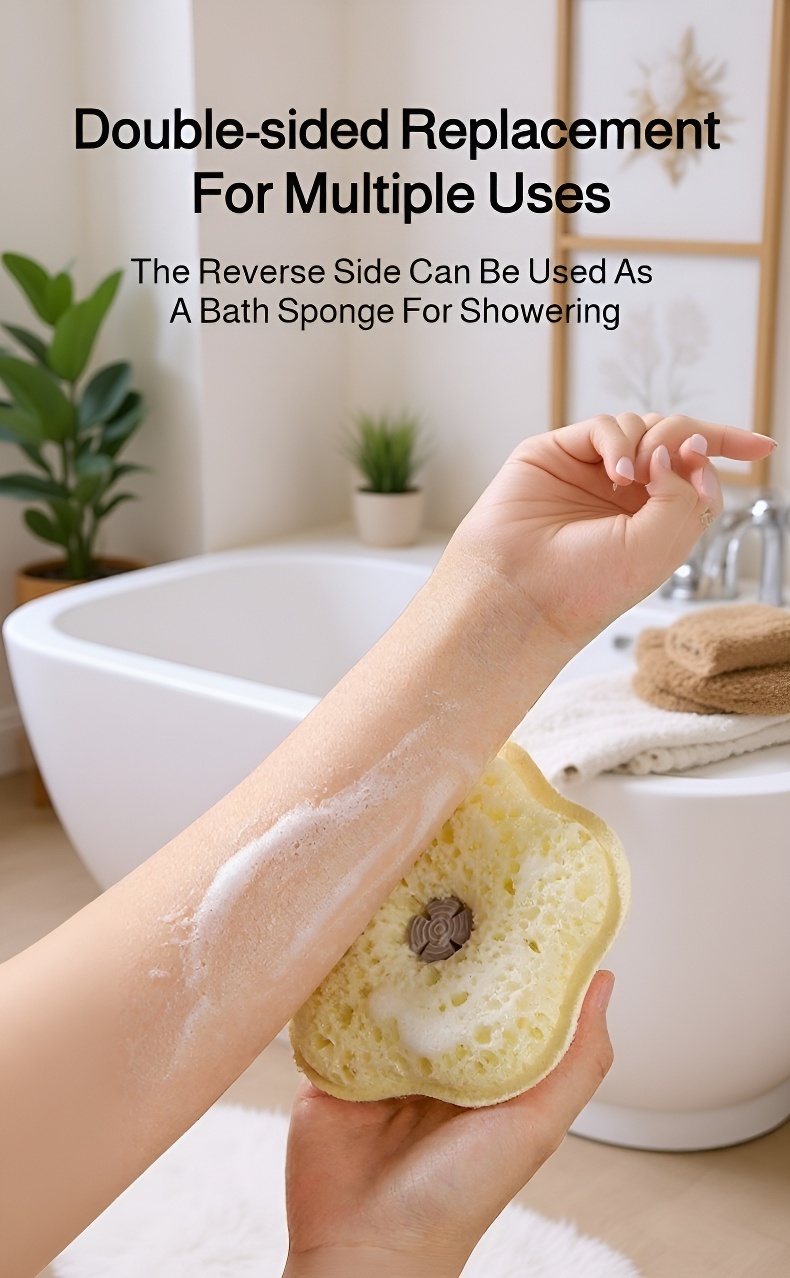 Mess-free non-greasy dish sponge for dishes