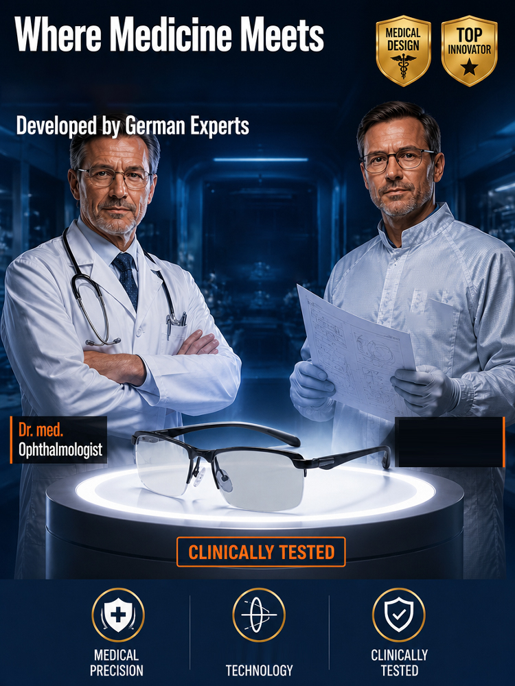 【MIT & U-Miami Co-Developed Masterpiece】1-Sec Auto-Focus Smart Glasses | COLTS Labs Certified • Blue Light & UV Photochromic | Aerospace Titanium • Buy 1 Get 1 Free✨
