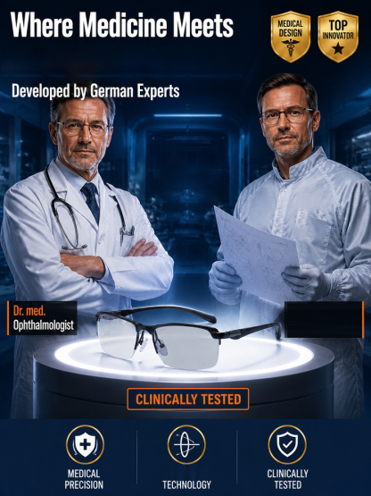 【MIT & U-Miami Co-Developed Masterpiece】1-Sec Auto-Focus Smart Glasses | COLTS Labs Certified • Blue Light & UV Photochromic | Aerospace Titanium • Buy 1 Get 1 Free✨
